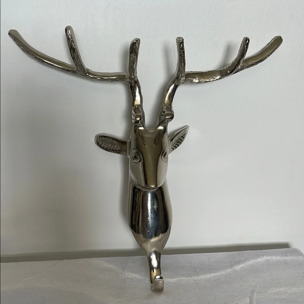 Silver Deer Wall Hook
